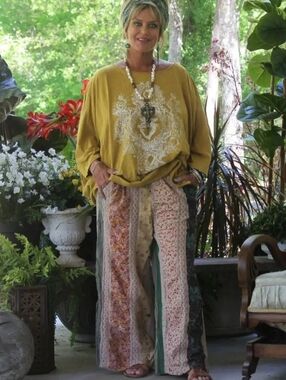 JG4 Dreamweaver Flow Boho Patchwork Pants - Multicolor